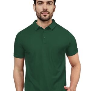 Freecultr Men's Polo T-Shirt | Pack of 1 | Solid Collar Half Sleeve Soft & Stylish Regular Fit